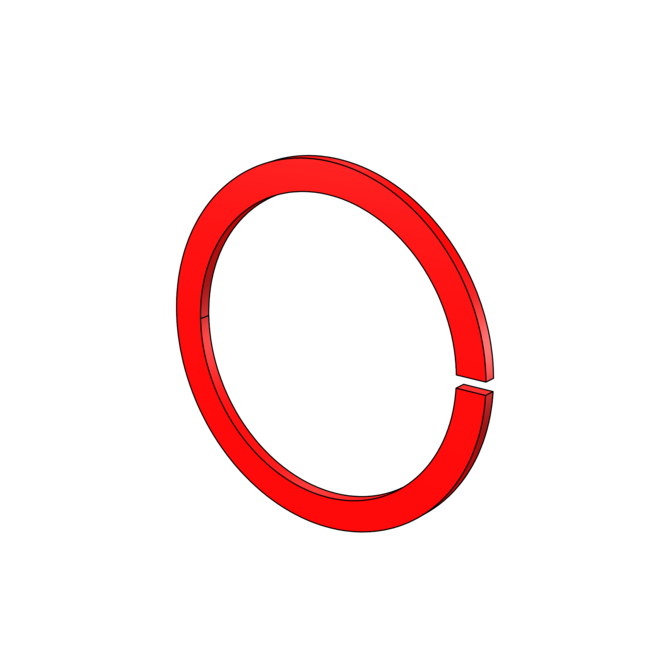 Red marker ring for robotic cable management systems