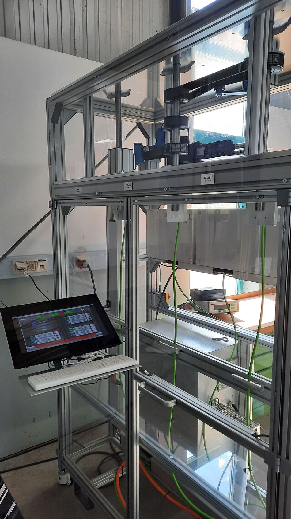 Robotic cable torsion test