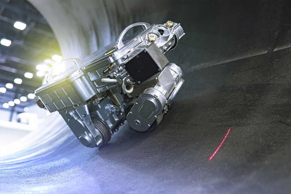 Robots for gas pipeline inspection