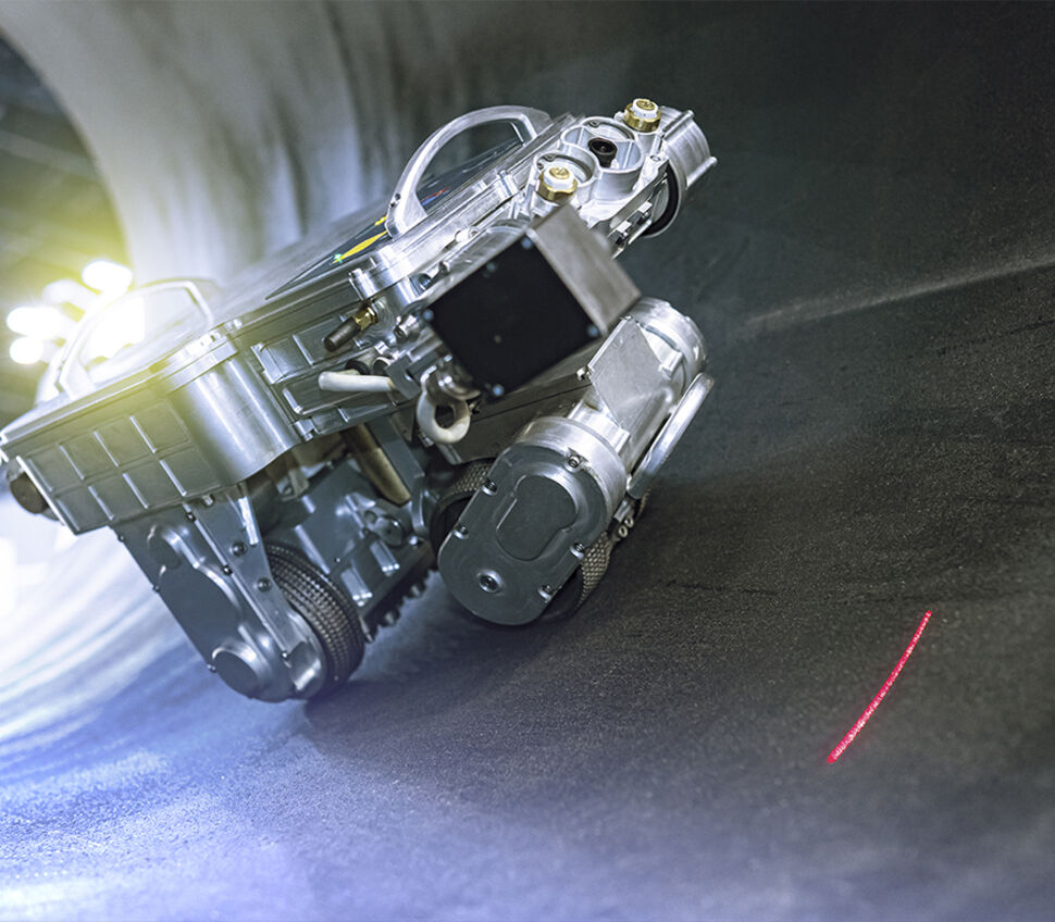 Robots for gas pipeline inspection