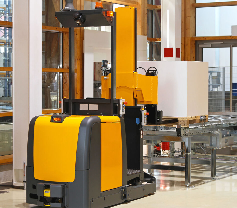 automated forklift and lift truck cables