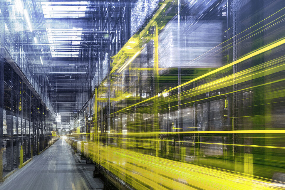 Monorail warehouse system